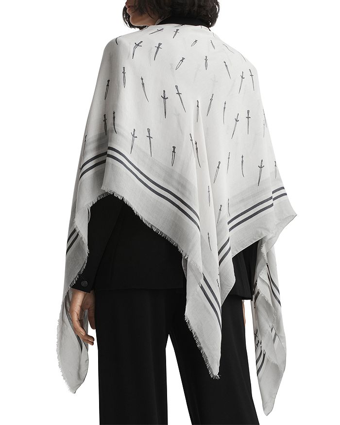 Rag and bone mixed check scarf sales