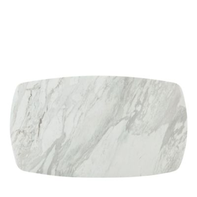 Repose Wooden Coffee Table with Marble Top