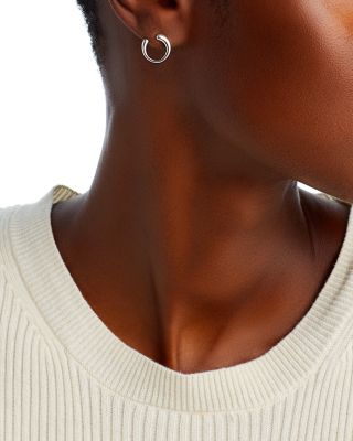 Sterling Silver Mercy Stud Earrings