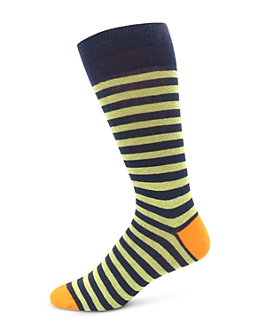 The Men's Store at Bloomingdale's Cotton Blend Rugby Stripe Crew Socks - 100% Exclusive