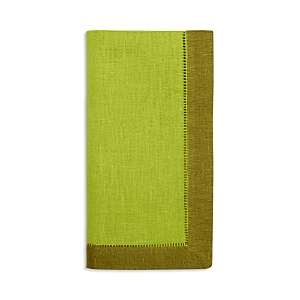 Sferra Roma Colorblock Dinner Napkins, Set Of 4 In Avocado/apple