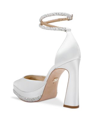 Women&#39;s Elaina Ankle Strap Pointed Toe High Heel Pumps