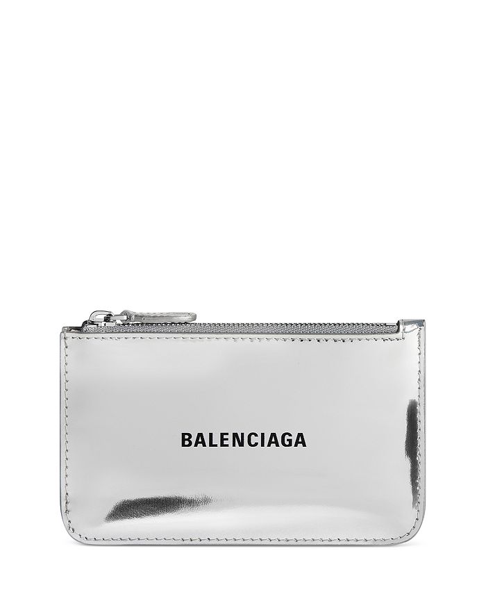 Balenciaga Mirror Effect Cash Large Coin and Card Holder | Bloomingdale's