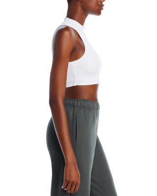 Alo Yoga Goddess Ribbed Cropped Dynamite Tank Top | Bloomingdale's