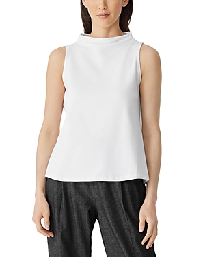 EILEEN FISHER FUNNEL NECK TANK