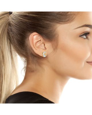 Signature Stone Stud Earrings 