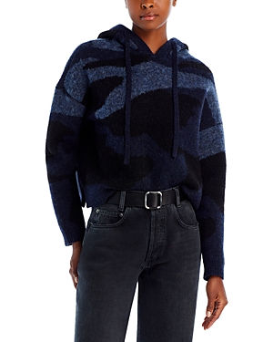 Aqua Long Sleeve Hooded Sweater - 100% Exclusive In Navy