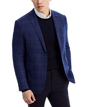 John Varvatos Star USA - Textured Plaid Slim Fit Sport Coat