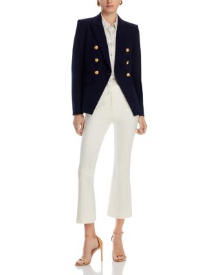 Cropped High Waist Flared Pants