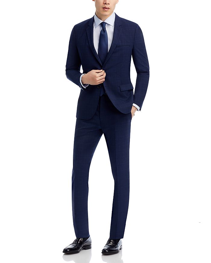 HUGO - Arti & Hesten Tonal Plaid Extra Slim Fit Suit Separates