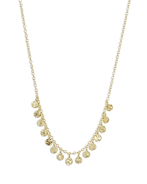 Argento Vivo Hammered Mini Shaky Necklace, 15 In Gold