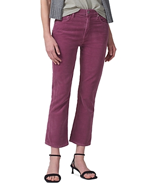 Citizens Of Humanity Isola High Rise Cropped Bootcut Flare Jeans In Posey