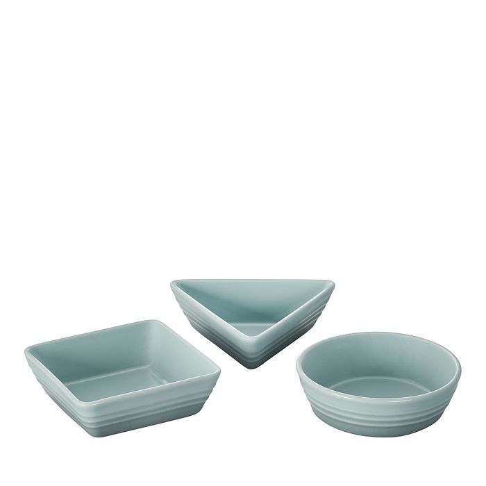 Stoneware Tapas Dishes, Set of 3