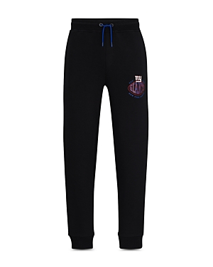 Boss Nfl New York Giants Cotton Blend Printed Regular Fit Joggers