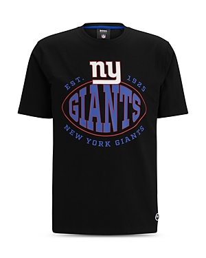 Hugo Boss Boss X Nfl Stretch Cotton Graphic T-shirt In Black