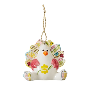 Spode Timothy Turkey Patchwork Ornament In Multi
