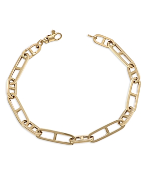 Bloomingdale's Elongated Mariner Link Bracelet In 14k Yellow Gold In Gold