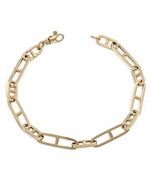 Bloomingdale's Elongated Mariner Link Bracelet In 14k Yellow Gold