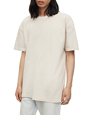Allsaints Isac Cotton T-shirt In Biscuit Taupe