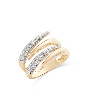 Bloomingdale's Diamond Wrap Ring In 14k Yellow Gold, 0.55 Ct. T.w.