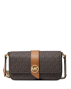 Michael Kors Greenwich Extra Small East/West Sling Crossbody Brown/Acorn  One Size