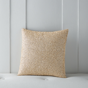 Hudson Park Collection Gold-Tone Leaf Decorative Pillow, 18 x 18 - 100% Exclusive