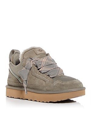 Ugg Women's Lowmel Lace-up Sneaker Booties In Moss Green