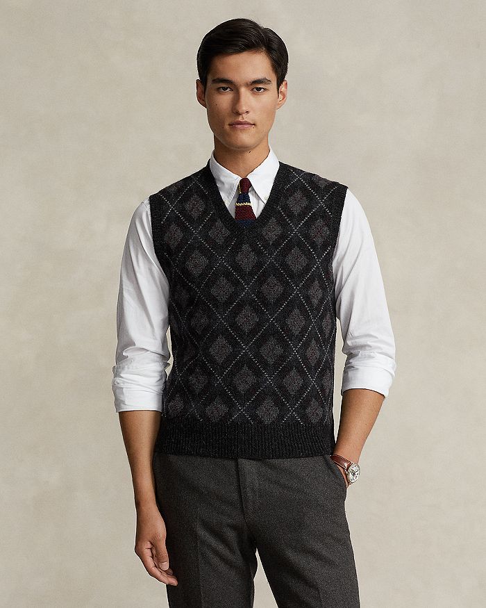 Polo Ralph Lauren Regular Fit Argyle Wool Sweater Vest | Bloomingdale's