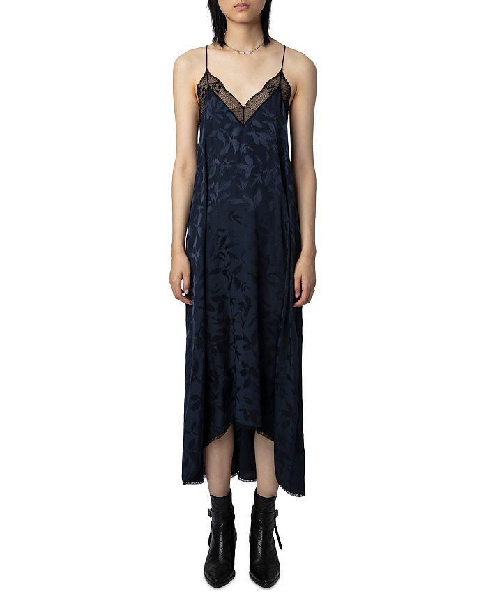 Zadig & Voltaire Risty Silk Jacquard High Low Dress | Bloomingdale's