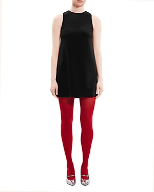 Theory Shift Mini Admira Dress In Black