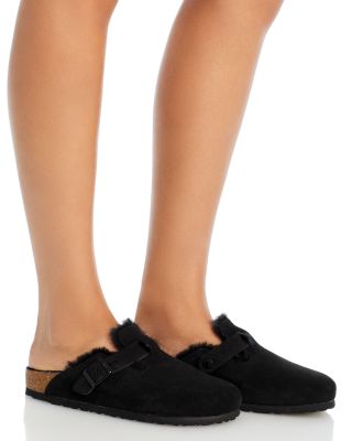 Women's Boston Shearling Clogs
