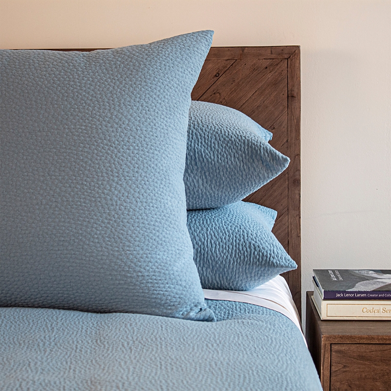Ann Gish Bubble Matelasse Coverlet Set, King In Blue