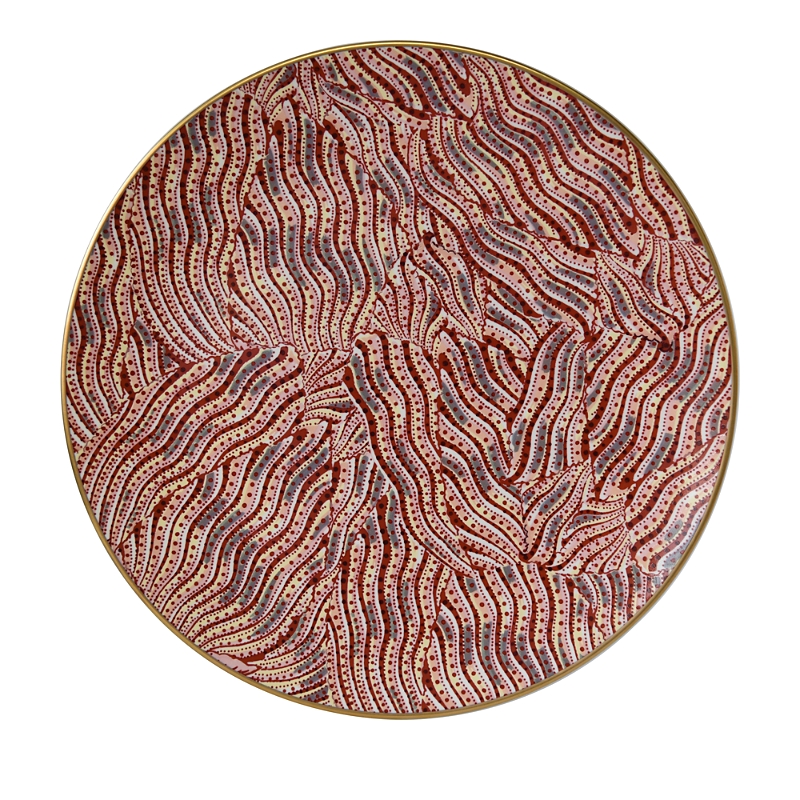 Bernardaud Braquenie Service Plate In Multi