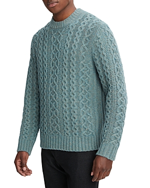 Vince Aran Cable Knit Crewneck Sweater