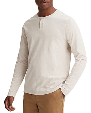 Vince Sueded Jersey Long Sleeve Henley In H Runyon
