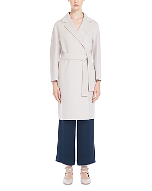 MAX MARA ARONA SHORT WOOL BELTED COAT