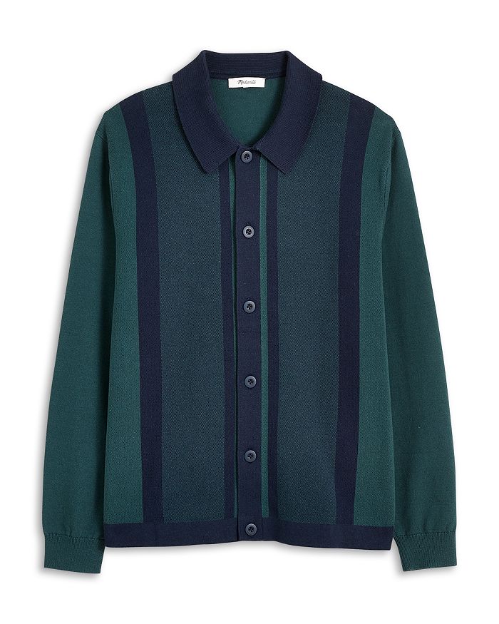 Madewell Long Sleeve Button Front Polo Sweater | Bloomingdale's