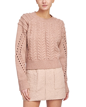 En Saison Gemma Cable Knit Sweater