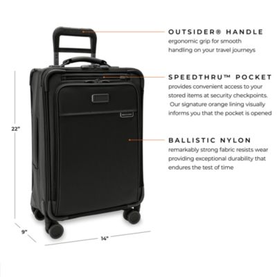Baseline Essential Carry On Spinner Suitcase