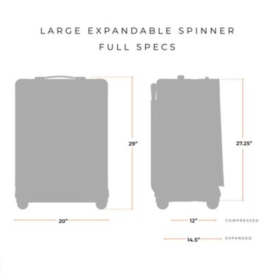 Baseline Large Expandable Spinner Suitcase