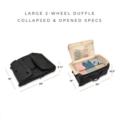 Baseline Large 2 Wheel Duffel Bag