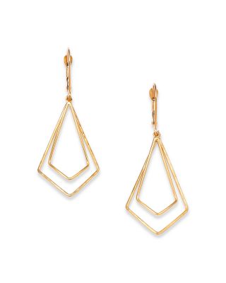 Bloomingdale's Fine Collection - Geometric Dangle Drop Earrings in 14K Yellow Gold