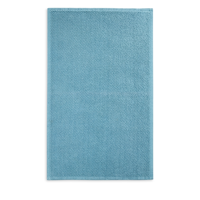 Matouk Reverie Bath Rug, 21 X 34 In Cerulean