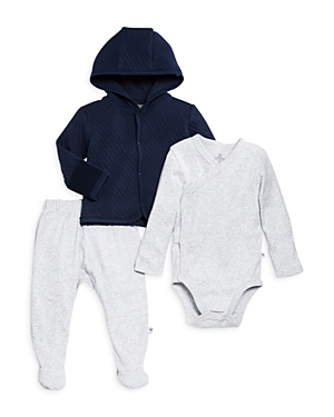 Honest Baby Boys' Take Me Home Set - Baby In Blue/light Heather Gray