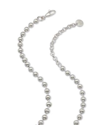 【 GUCCI 】 Interlocking G necklace in silver - YBB479219001 Gucci Interlocking G Pendant Shiny Silver Necklace