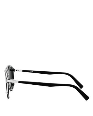 DiorBlackSuit RI Round Sunglasses, 50mm