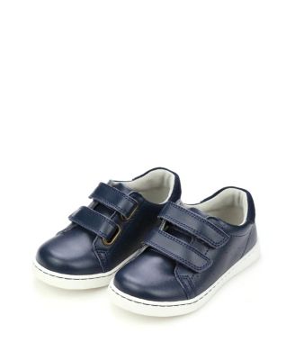 L'Amour Shoes - Boys' Kyle Double Velcro Sneaker - Toddler, Little Kid