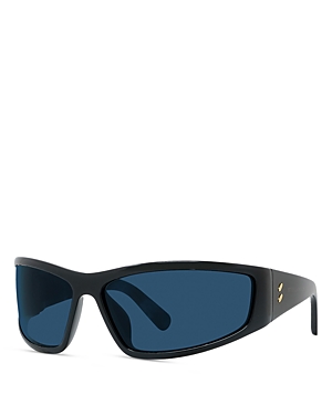 Stella Mccartney Fashion Show Round Sunglasses, 70mm In Black