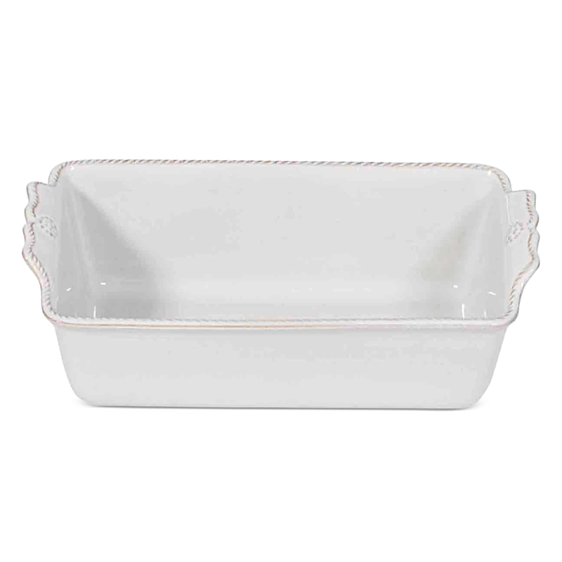 Juliska Berry & Thread Whitewash Loaf Pan In Whitewash