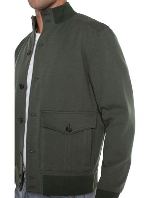 Button Front Bomber Jacket